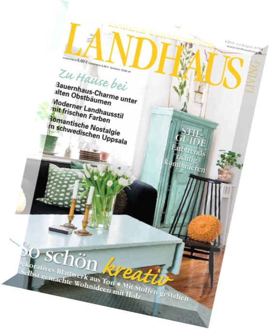 Landhaus Living – Juli-August 2014