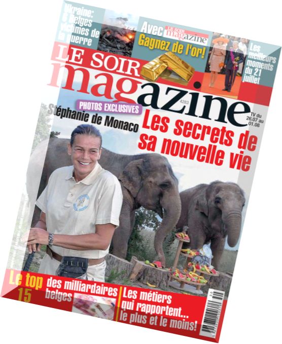 Le Soir magazine – 26 Jullet 2014