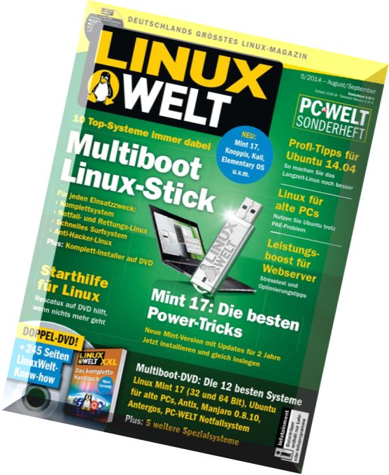 PC-Welt Sonderheft LinuxWelt August-September 05, 2014