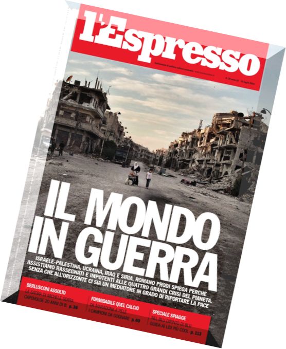 L’Espresso N 30, 31 Luglio 2014