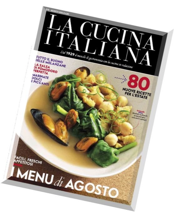 La Cucina Italiana – Agosto 2014