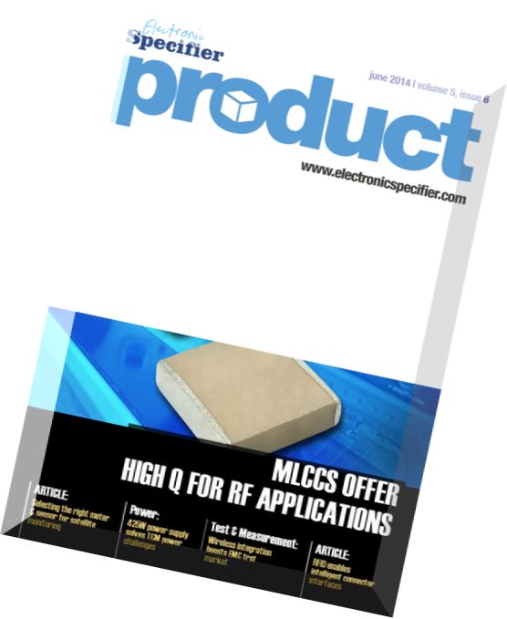 Electronic Specifier Product – June 2014