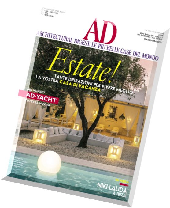 AD Architectural Digest Italia N 399 – Agosto 2014