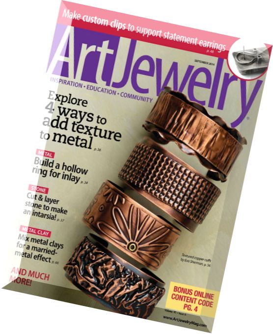 Art Jewelry – September 2014