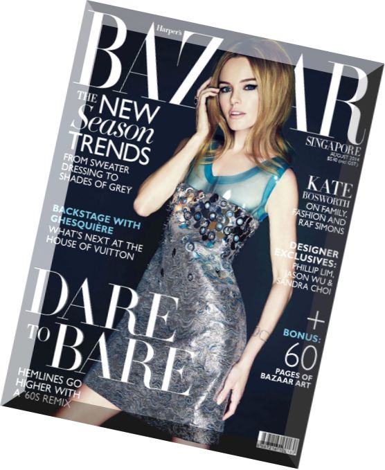 Harper’s Bazaar Singapore – August 2014