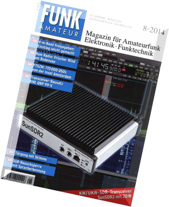 Funkamateur Magazin – August 2014