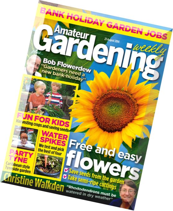 Amateur Gardening – 23 August 2014