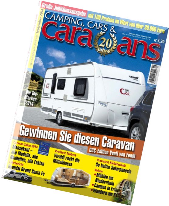 Camping, Cars & Caravans – September 2014