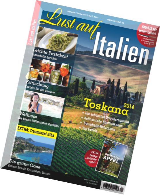 Lust auf Italien (Toskana) Magazin – September-Oktober 2014