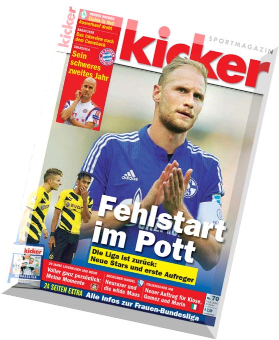 Kicker Sportmagazin 70-2014 (25.08.2014)