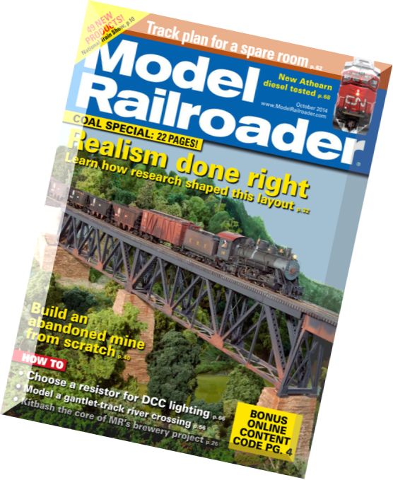 Model Railroader – October 2014
