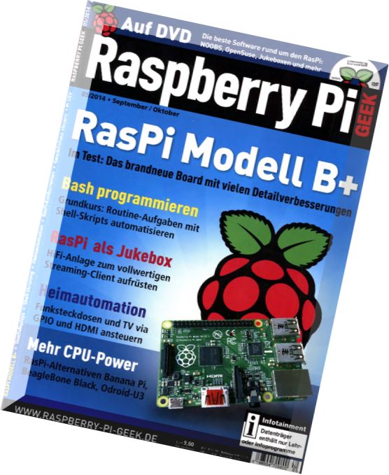 Raspberry Pi Geek Magazin September-Oktober 2014
