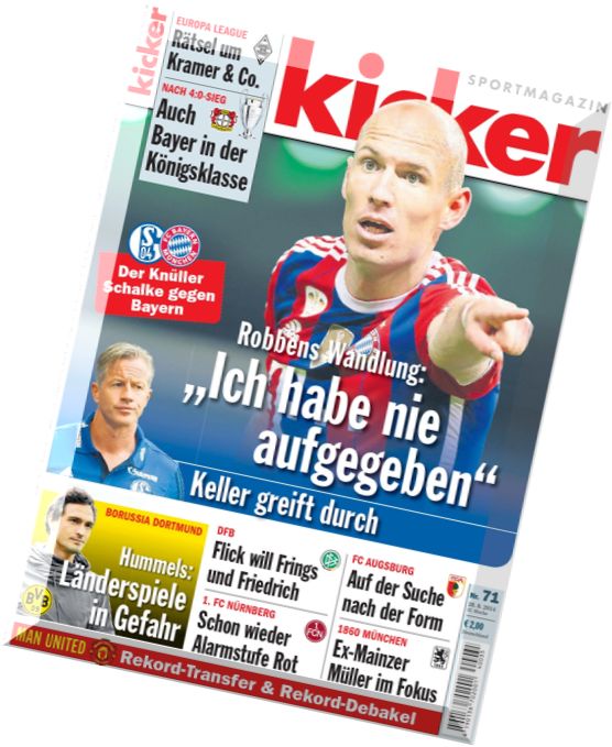 Kicker Sportmagazin 71-2014 (28.08.2014)