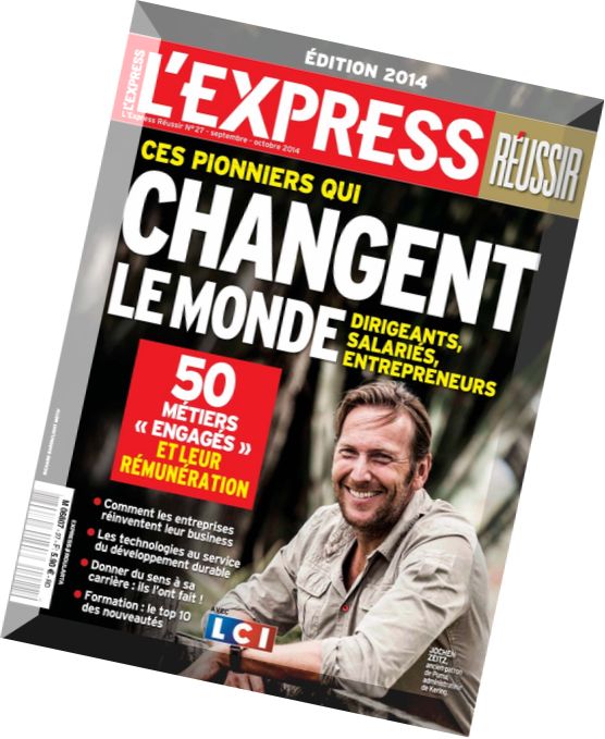 L’Express Hors-Serie Reussir N 27 – Septembre-Octobre 2014