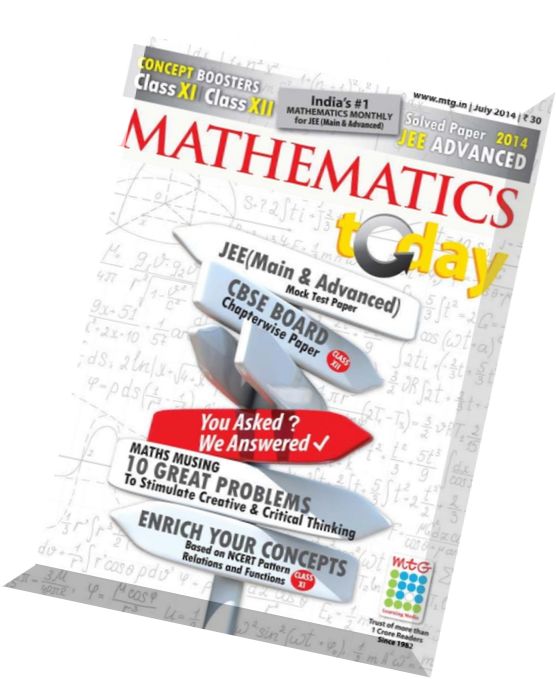 Mathematics Today – July 2014