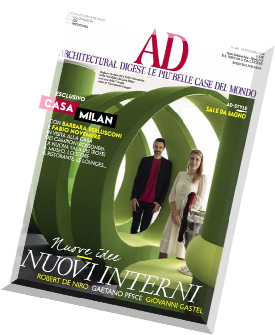 AD Architectural Digest Italy N 400 – Settembre 2014