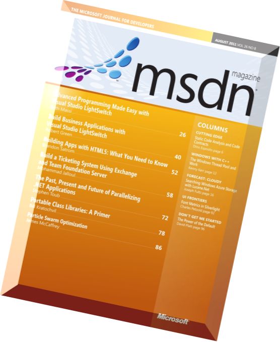 MSDN Magazine – August 2011