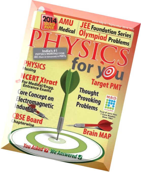 Physics For You – September 2014