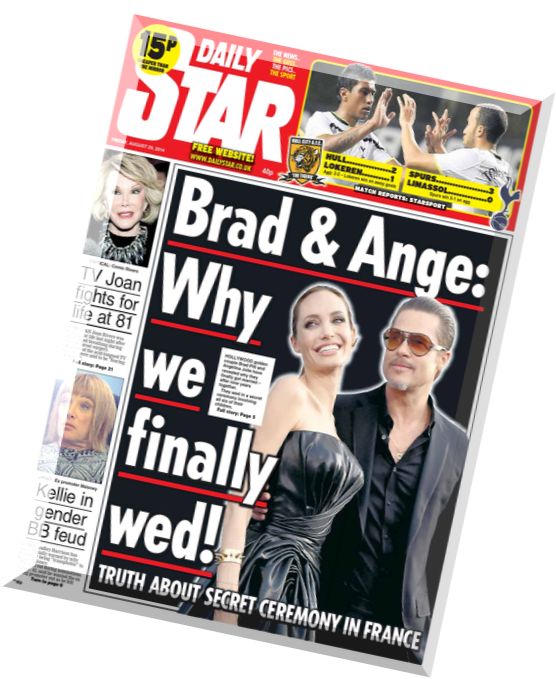 DAILY STAR – Friday, 29 August 2014