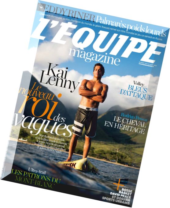 L’Equipe Magazine N 1676 du samedi 30 Aout 2014