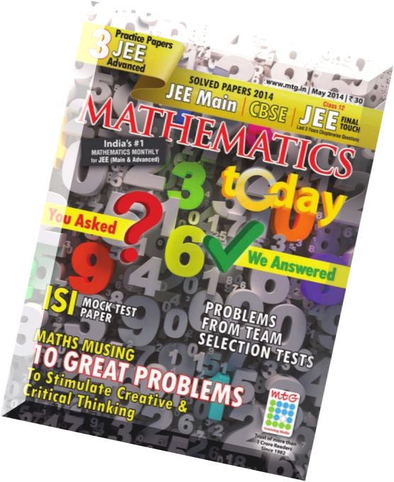 Mathematics Today – May 2014