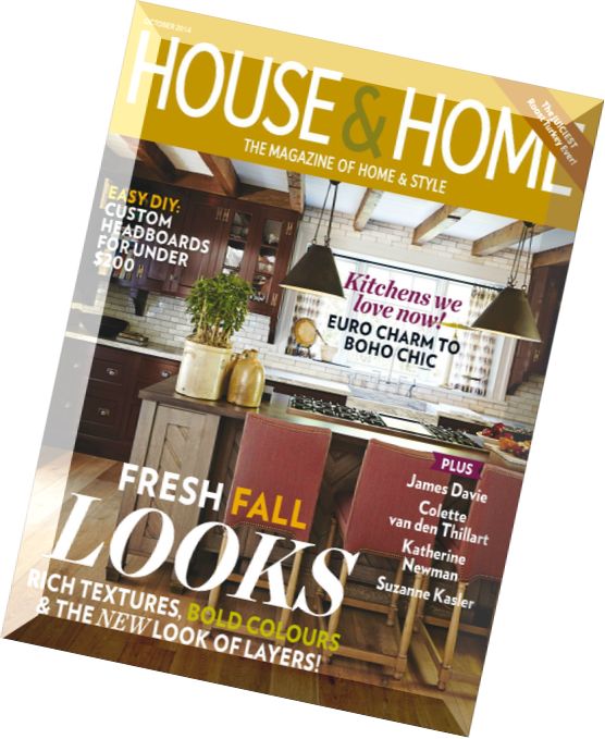 House & Home Magazine – October 2014