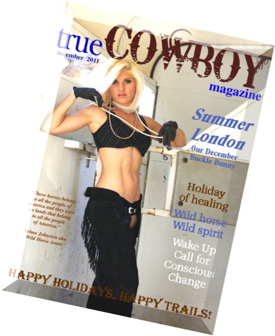 true COWBOY Magazine – December 2011