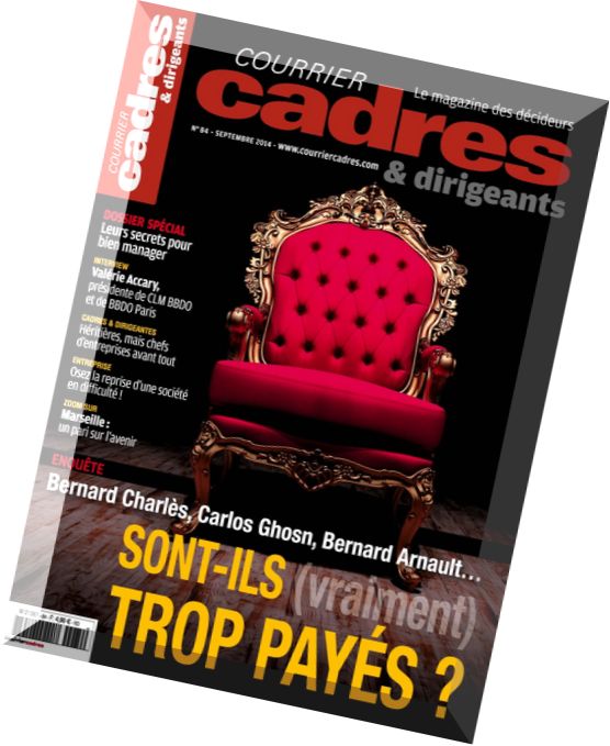 Courrier Cadres & Dirigeants N 84 – Septembre 2014