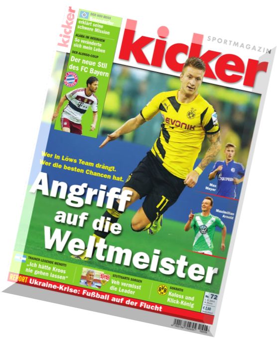 Kicker Sportmagazin 72-2014 (01.09.2014)