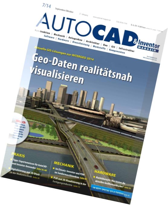 AUTOCAD & Inventor Magazin – September-Oktober 2014
