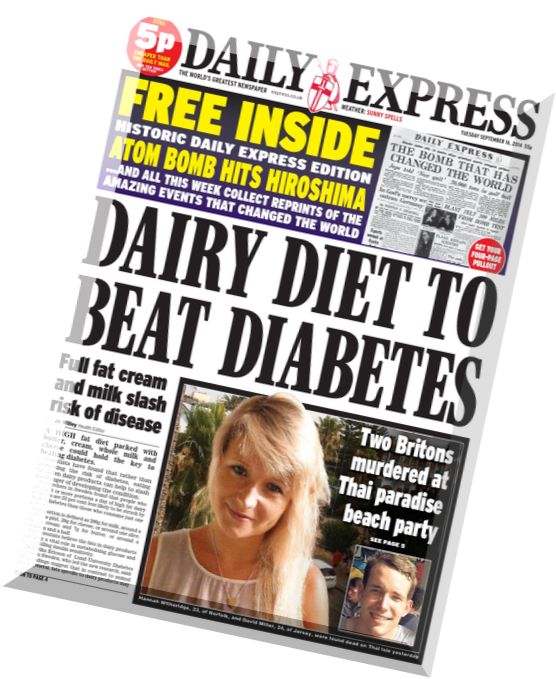 Daily Express – Tuesday, 16 September 2014