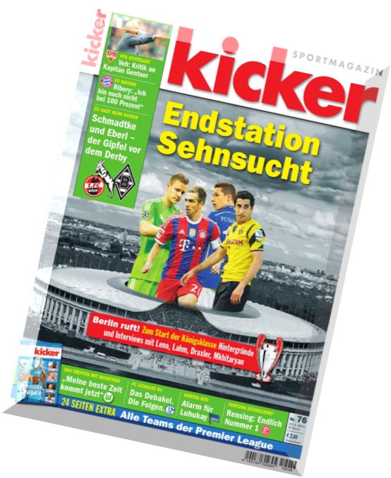 Kicker Magazin N 76, 15 September 2014