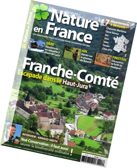 Nature en France N 16 – Septembre-Octobre-Novembre 2014