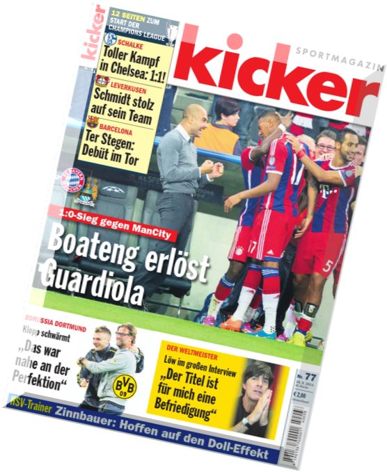 Kicker Magazin N 77, 18 September 2014