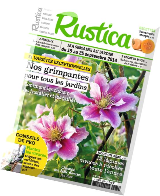 Rustica N 2334 – 19 au 25 Septembre 2014