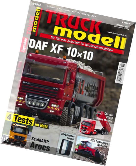 Truckmodell Modellbaumagazin Oktober-November N 06, 2014
