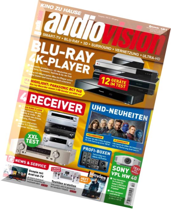 audiovision – Test-Magazin Oktober 10, 2014
