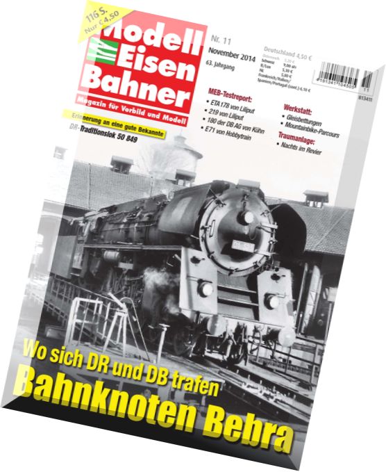 Modelleisenbahner Magazin November N 11, 2014