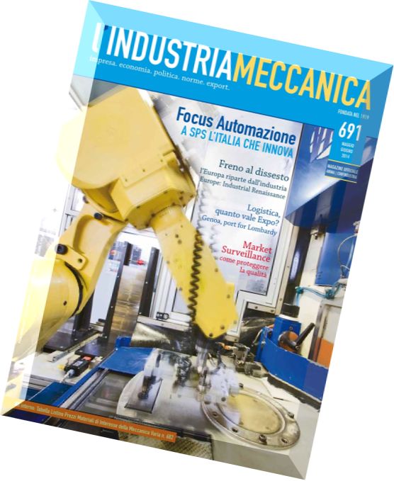 l’Industria Meccanica 691 – Maggio-Giugno 2014