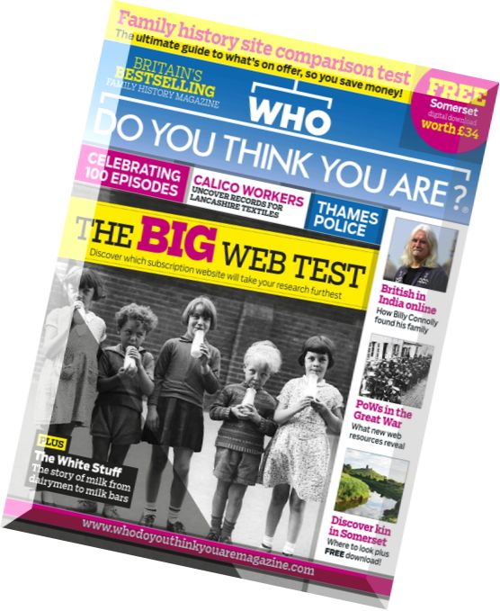 Who Do You Think You Are – November 2014