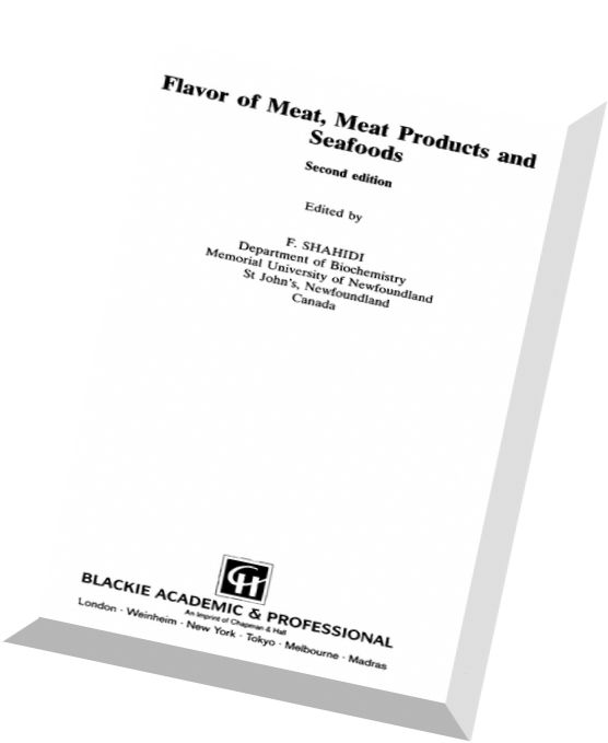 Fereidoon Shahidi, Flavor of Meat, Meat Products and Seafood, 2nd edition
