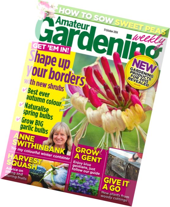 Amateur Gardening – 11 October 2014