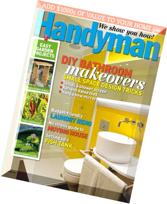 Handyman New Zealand – October 2014
