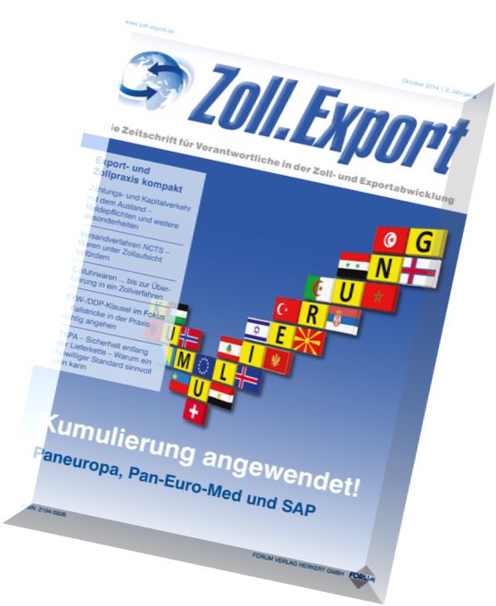 Zoll.Export – Oktober 2014