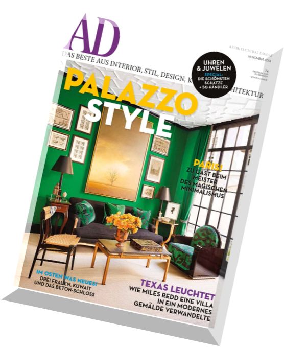 AD Architectural Digest Germany – November 2014