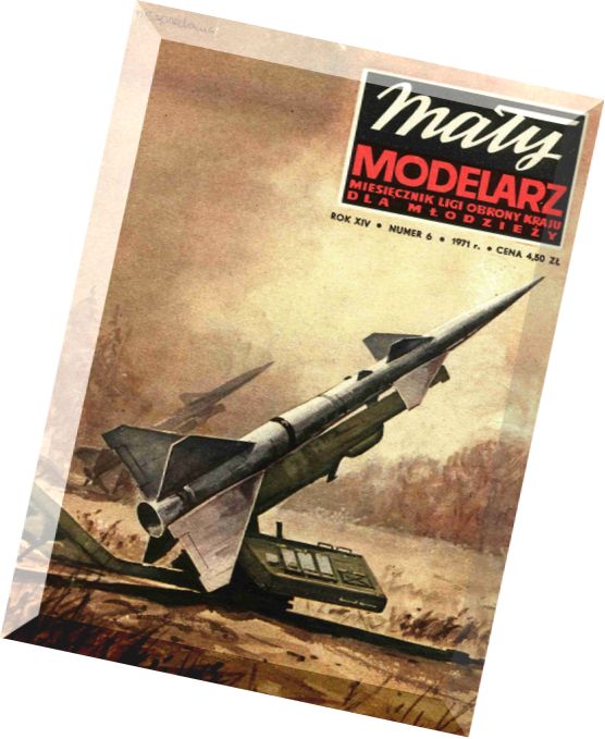 Maly Modelarz (1971-06) – Rakieta przeciwlotnicza