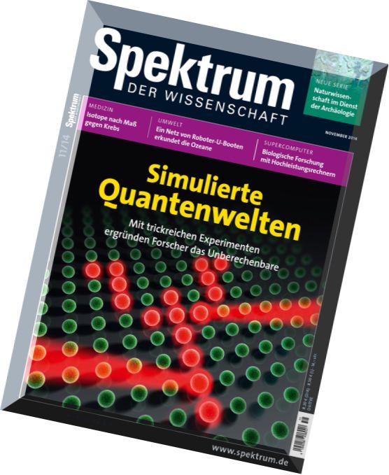 Spektrum der Wissenschaft Magazin November N 11, 2014