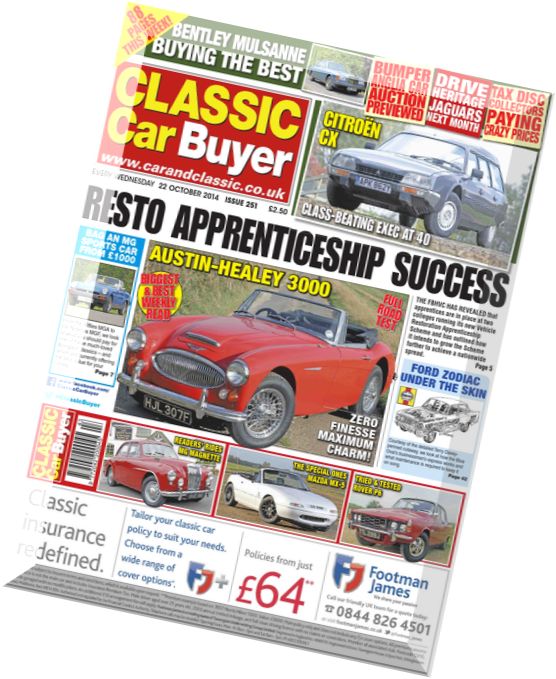 Classic Car Buyer – 22 October 2014