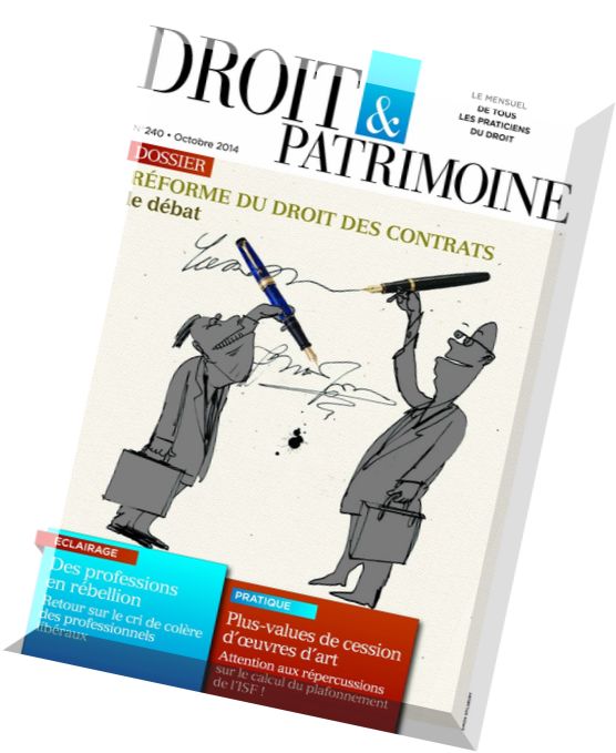 Droit & Patrimoine N 240 – Octobre 2014