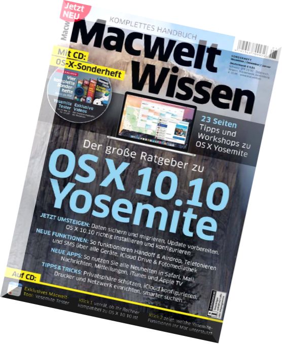 Macwelt Sonderheft – OS X 10.10 Yosemite – November-Dezember-Januar 01, 2015